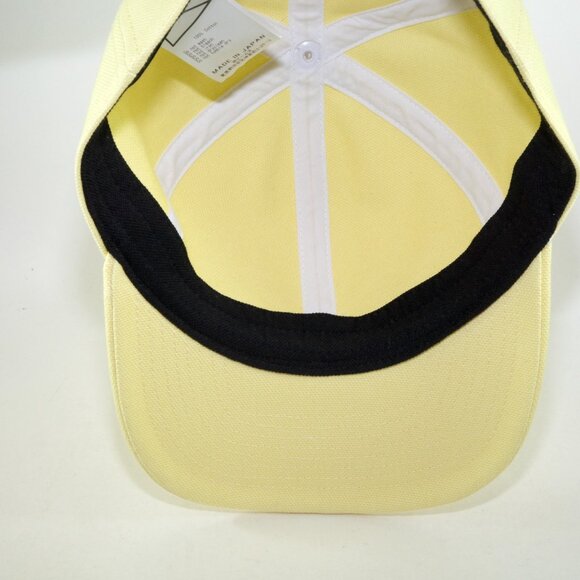 Pilgrim Surf Supply Made in Japan Yellow 6 Panel Hat Cap Canvas Cotton - Picture 5 of 6